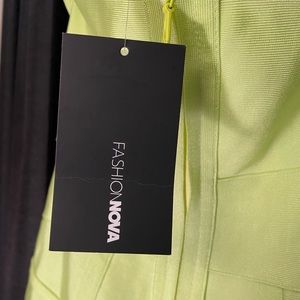 Fashion Nova Bella Bandage MIDI Dress